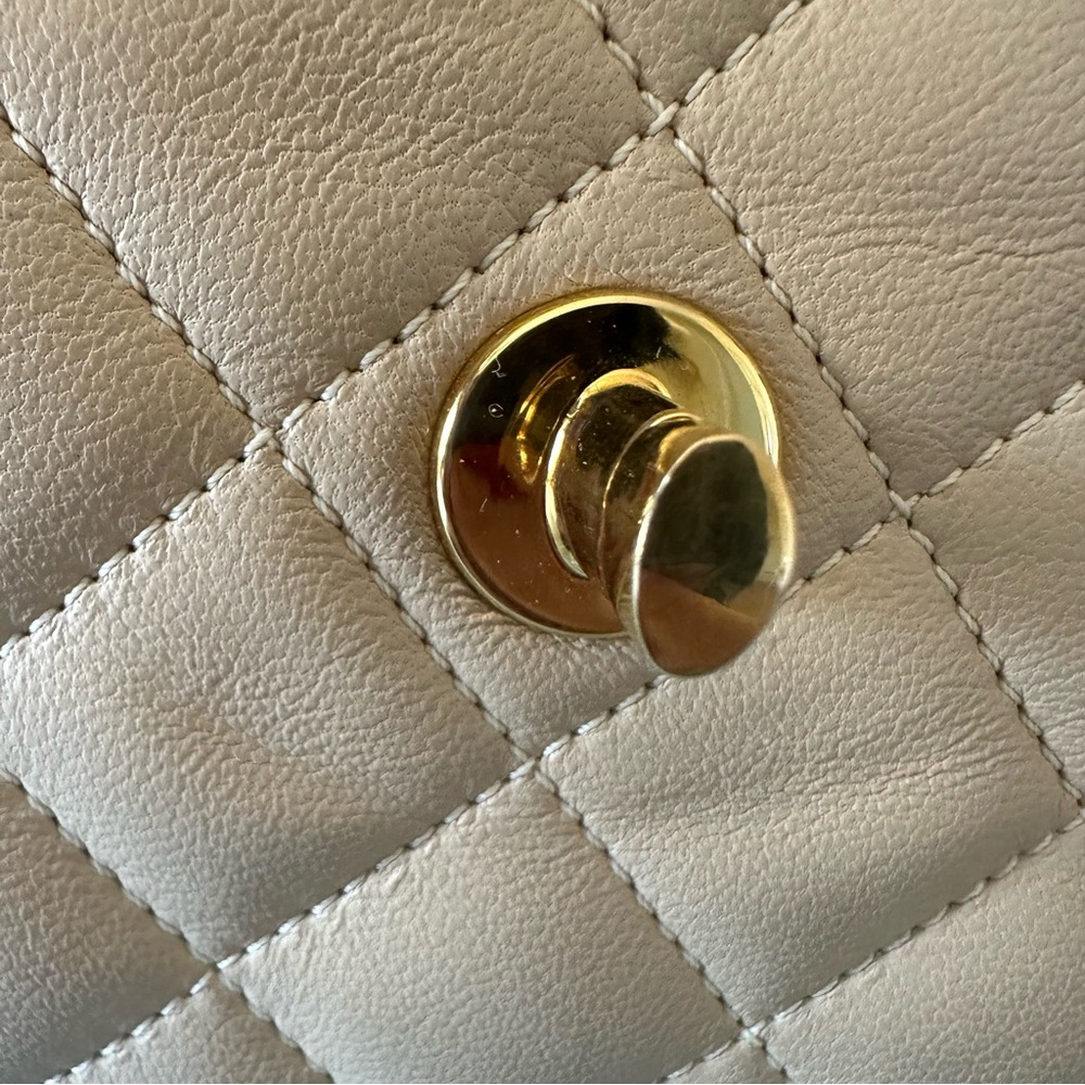 Chanel Paris 25 limited double flap quilted lambskin shoulder bag  w/ COA - Picture 6 of 17